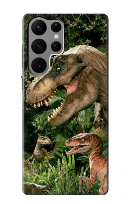 S1452 Trex Raptor Dinosaur Case For Samsung Galaxy S23 Ultra