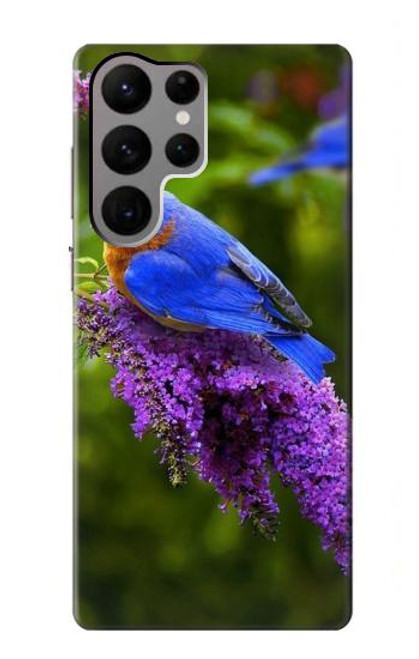 S1565 Bluebird of Happiness Blue Bird Case For Samsung Galaxy S23 Ultra