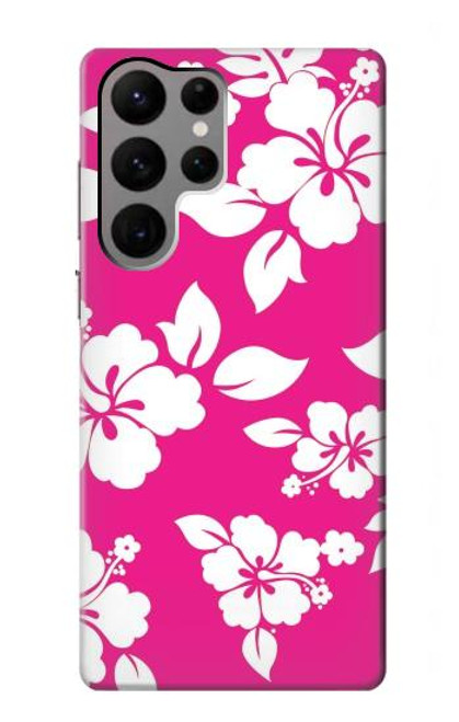 S2246 Hawaiian Hibiscus Pink Pattern Case For Samsung Galaxy S23 Ultra