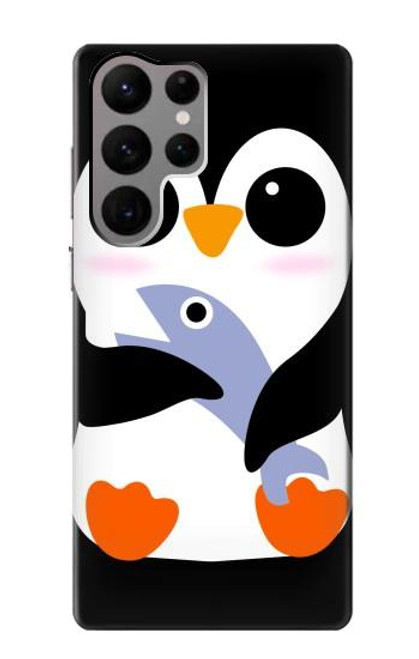 S2631 Cute Baby Penguin Case For Samsung Galaxy S23 Ultra