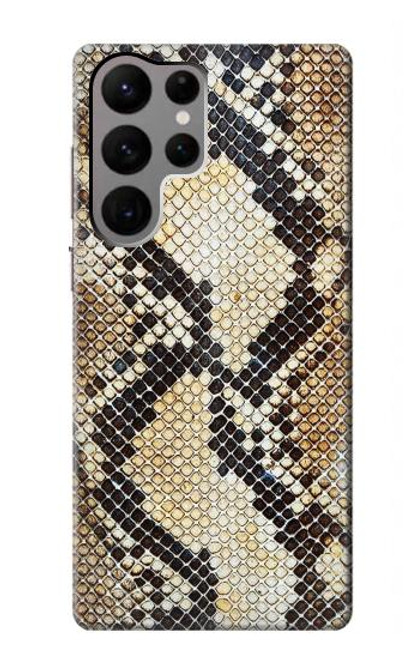 S2703 Snake Skin Texture Graphic Printed Case For Samsung Galaxy S23 Ultra