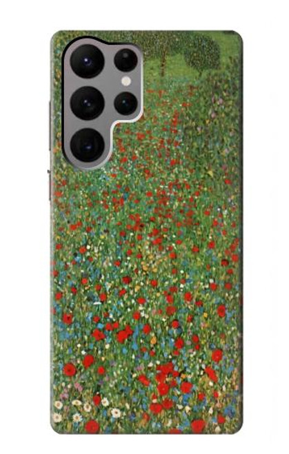 S2872 Gustav Klimt Poppy Field Case For Samsung Galaxy S23 Ultra