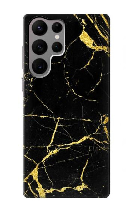 S2896 Gold Marble Graphic Printed Case For Samsung Galaxy S23 Ultra