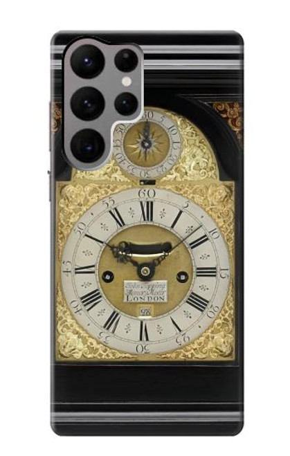 S3144 Antique Bracket Clock Case For Samsung Galaxy S23 Ultra
