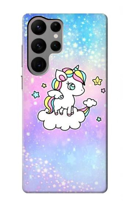 S3256 Cute Unicorn Cartoon Case For Samsung Galaxy S23 Ultra