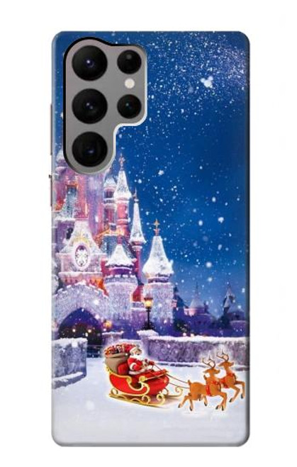 S3282 Santa Xmas Castle Case For Samsung Galaxy S23 Ultra