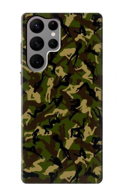 S3356 Sexy Girls Camo Camouflage Case For Samsung Galaxy S23 Ultra