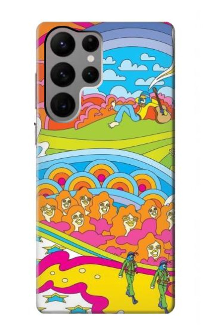 S3407 Hippie Art Case For Samsung Galaxy S23 Ultra