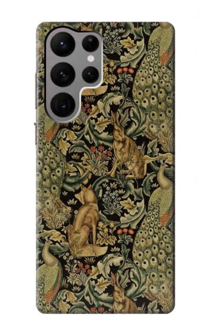 S3661 William Morris Forest Velvet Case For Samsung Galaxy S23 Ultra