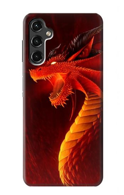 S0526 Red Dragon Case For Samsung Galaxy A14 5G