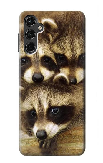 S0977 Baby Raccoons Case For Samsung Galaxy A14 5G