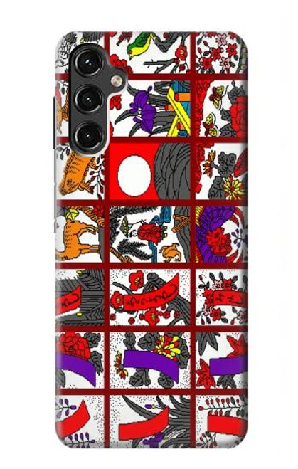 S1923 Hanafuda Japanese Flower Card Case For Samsung Galaxy A14 5G