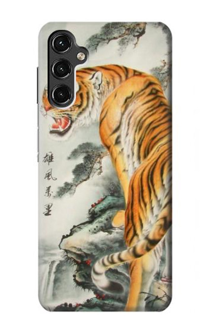 S1934 Chinese Tiger Painting Case For Samsung Galaxy A14 5G