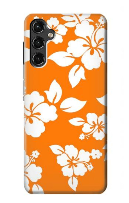 S2245 Hawaiian Hibiscus Orange Pattern Case For Samsung Galaxy A14 5G