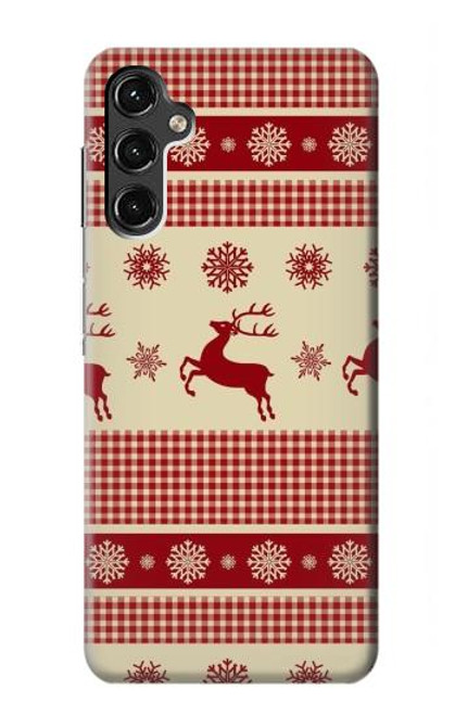 S2310 Christmas Snow Reindeers Case For Samsung Galaxy A14 5G