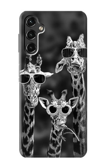 S2327 Giraffes With Sunglasses Case For Samsung Galaxy A14 5G