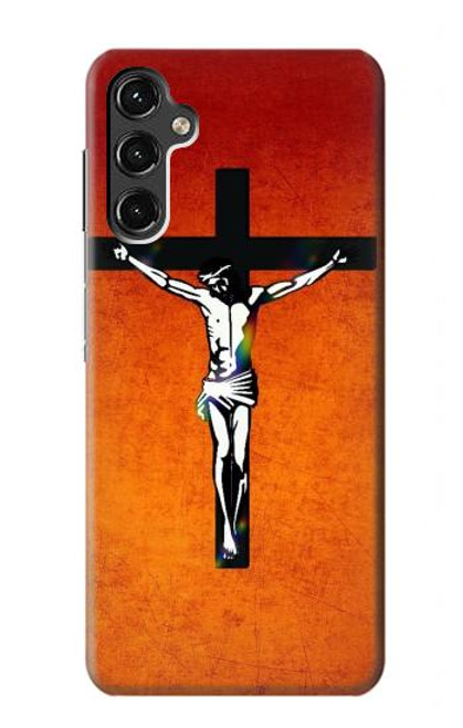 S2421 Jesus Christ On The Cross Case For Samsung Galaxy A14 5G