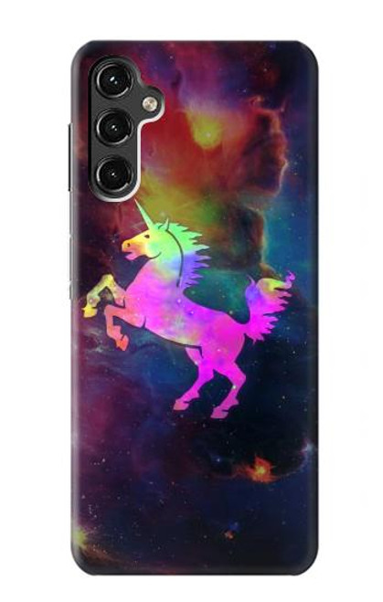 S2486 Rainbow Unicorn Nebula Space Case For Samsung Galaxy A14 5G