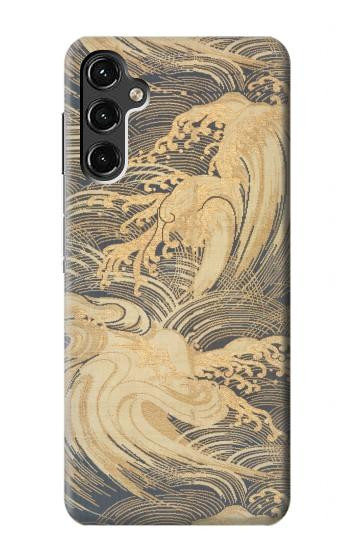 S2680 Japan Art Obi With Stylized Waves Case For Samsung Galaxy A14 5G
