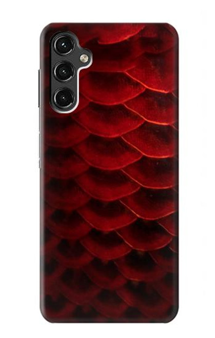 S2879 Red Arowana Fish Scale Case For Samsung Galaxy A14 5G