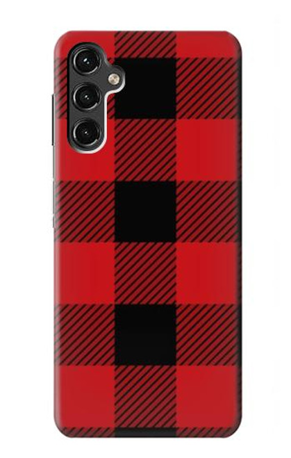 S2931 Red Buffalo Check Pattern Case For Samsung Galaxy A14 5G