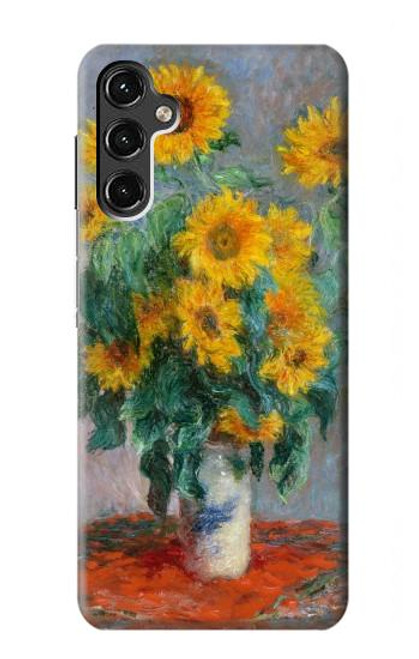 S2937 Claude Monet Bouquet of Sunflowers Case For Samsung Galaxy A14 5G