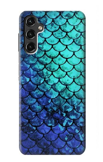 S3047 Green Mermaid Fish Scale Case For Samsung Galaxy A14 5G