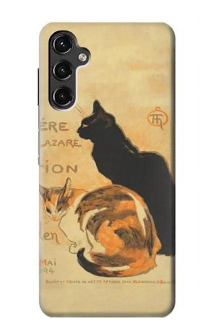 S3229 Vintage Cat Poster Case For Samsung Galaxy A14 5G