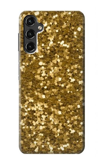 S3388 Gold Glitter Graphic Print Case For Samsung Galaxy A14 5G