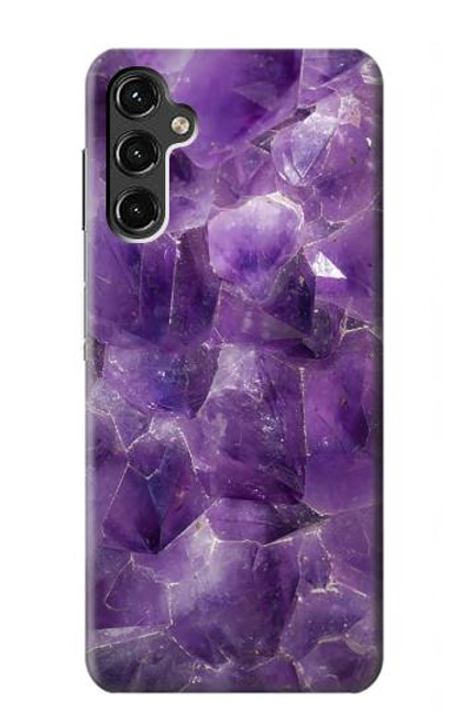 S3713 Purple Quartz Amethyst Graphic Printed Case For Samsung Galaxy A14 5G