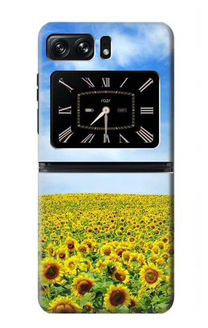 S0232 Sunflower Case For Motorola Moto Razr 2022