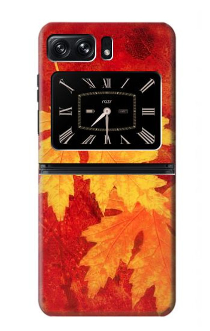 S0479 Maple Leaf Case For Motorola Moto Razr 2022