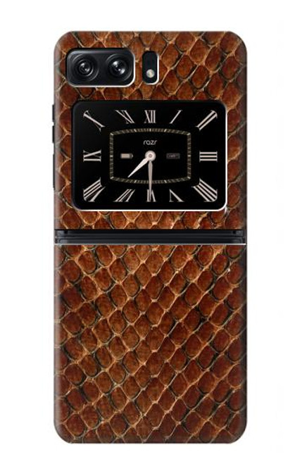 S0555 Snake Skin Case For Motorola Moto Razr 2022