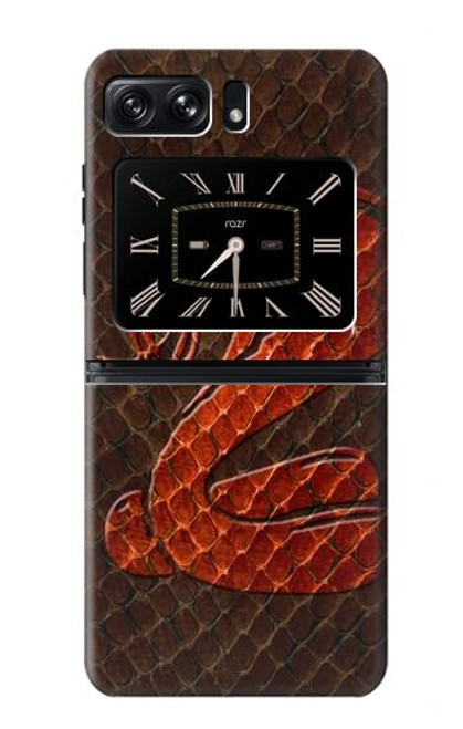 S0663 Cobra Snake Skin Case For Motorola Moto Razr 2022