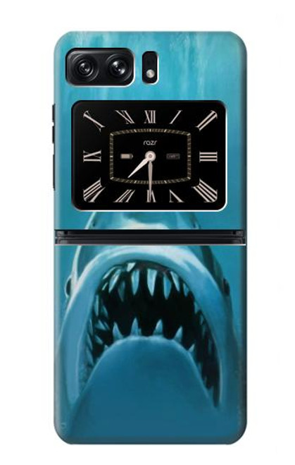 S0830 White Shark Case For Motorola Moto Razr 2022