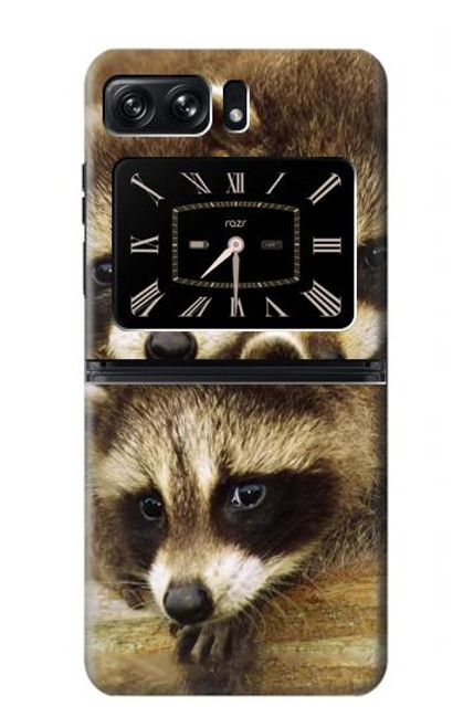 S0977 Baby Raccoons Case For Motorola Moto Razr 2022