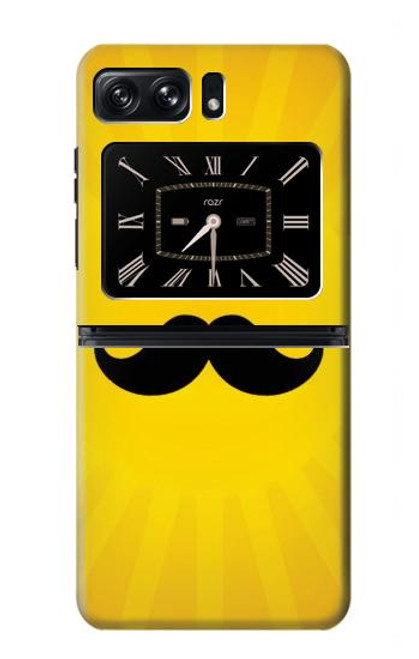 S1145 Yellow Mustache Sun Case For Motorola Moto Razr 2022