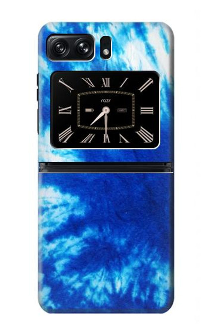 S1869 Tie Dye Blue Case For Motorola Moto Razr 2022