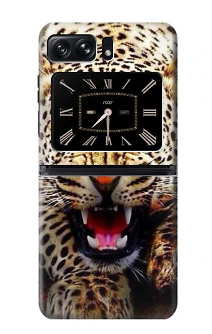 S1932 Blue Eyed Leopard Case For Motorola Moto Razr 2022