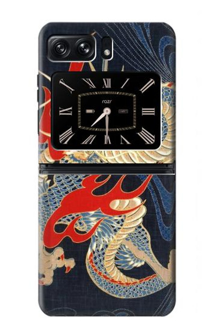 S2073 Japan Dragon Art Case For Motorola Moto Razr 2022