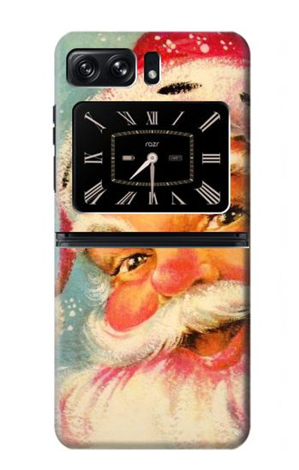 S2840 Christmas Vintage Santa Case For Motorola Moto Razr 2022