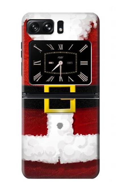 S2846 Christmas Santa Red Suit Case For Motorola Moto Razr 2022