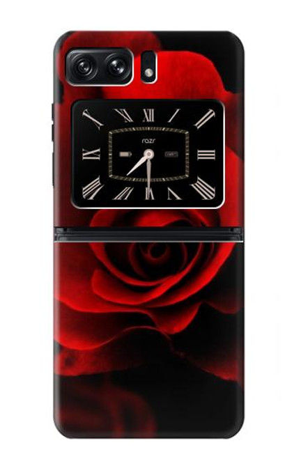 S2898 Red Rose Case For Motorola Moto Razr 2022