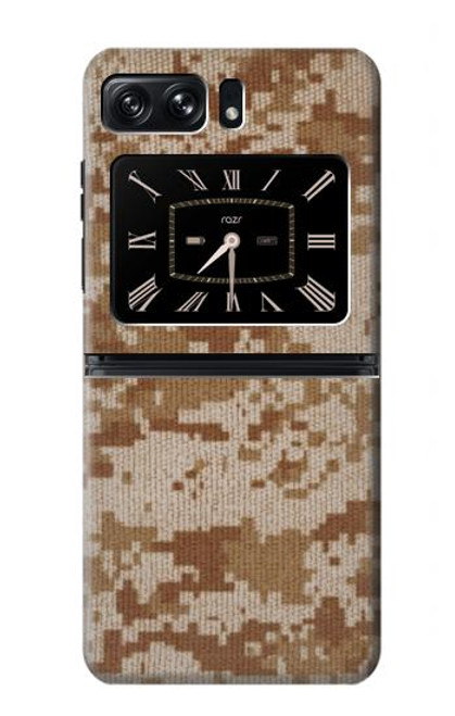 S2939 Desert Digital Camo Camouflage Case For Motorola Moto Razr 2022