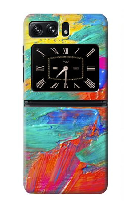 S2942 Brush Stroke Painting Case For Motorola Moto Razr 2022