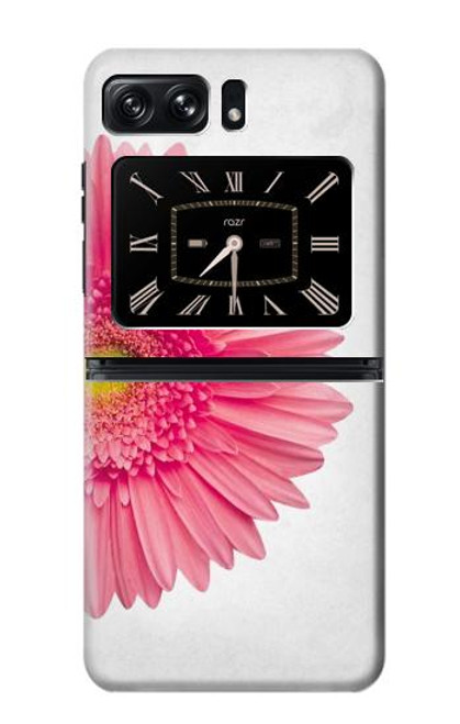 S3044 Vintage Pink Gerbera Daisy Case For Motorola Moto Razr 2022