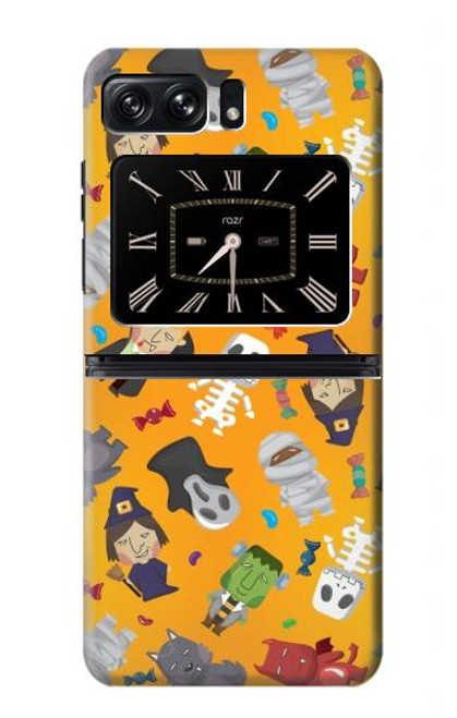 S3275 Cute Halloween Cartoon Pattern Case For Motorola Moto Razr 2022