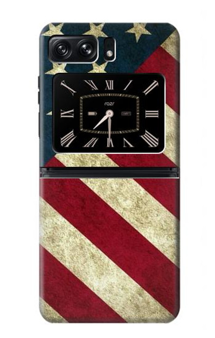 S3295 US National Flag Case For Motorola Moto Razr 2022