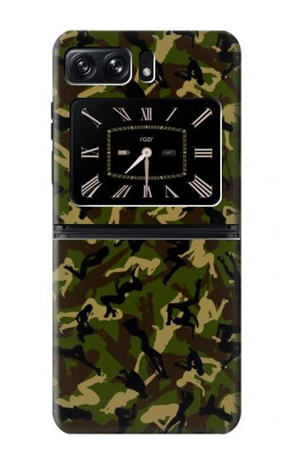 S3356 Sexy Girls Camo Camouflage Case For Motorola Moto Razr 2022