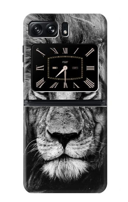 S3372 Lion Face Case For Motorola Moto Razr 2022